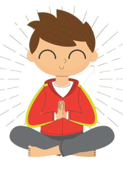 Namaste greeting illustration